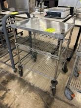 2ft Stainless Top Metro Rack On Casters