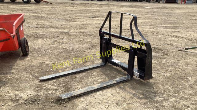 SET OF PALLET FORKS 48" SS HOOKUP