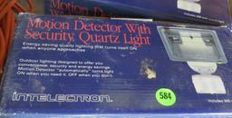Motion detector halogen lights, New old stock