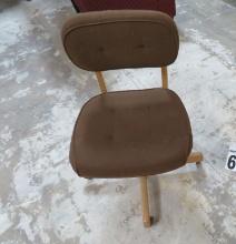 Brown Rolling Office Chair