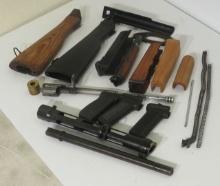 Mixed lot of gun parts