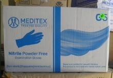 Meditex powder free gloves (10 boxes of 100) SIZE SMALL