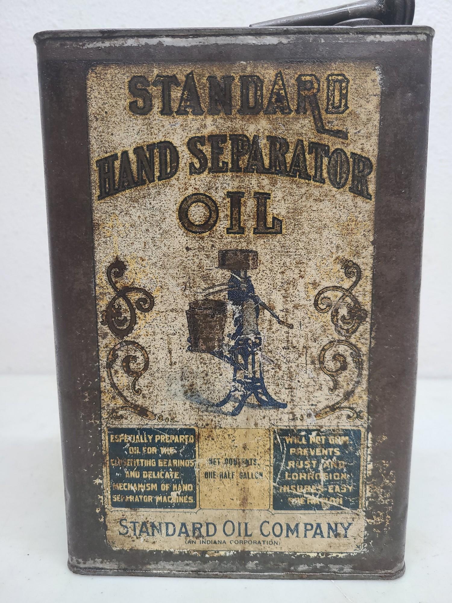 1/2 gal Standard Oil Hand Separator Oil Can