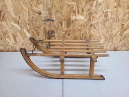 Wooden Childs Sled