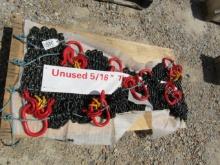 9469 UNUSED 5/16" 7' G80 CHAIN SLING DOUBLE