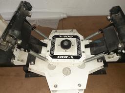 Vastex V-100 Professional Screen Printing Press with 10 Plates