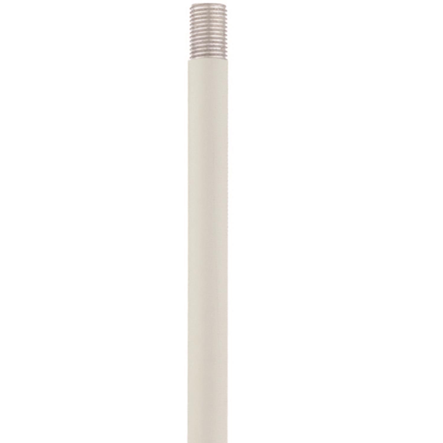 Livex Lighting Steel 12" Length Rod Extension Stem With White Finish 56050-03