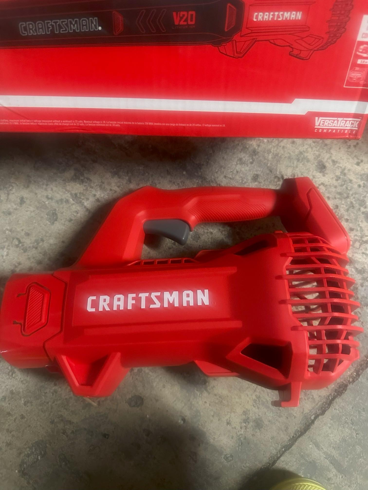 Craftsman 20 V Hard Surface Blower (Like New - No Blower Cover)