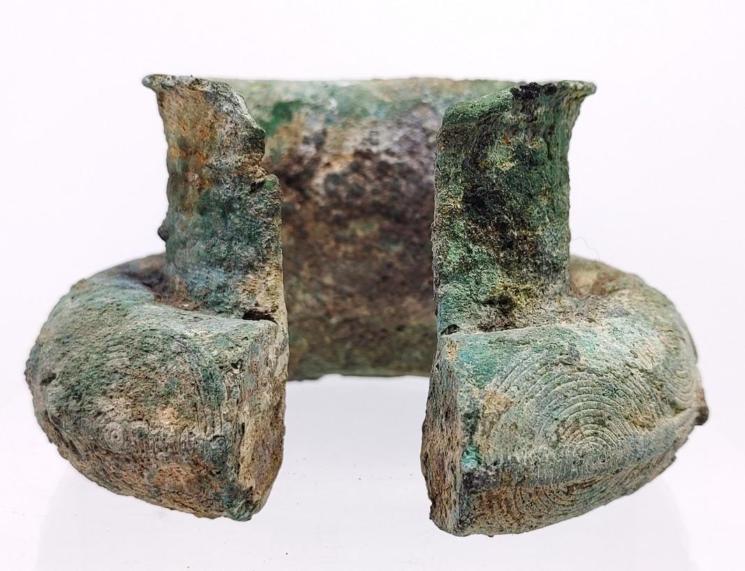 Dong Son Bronze Ancient Chariot Fittings