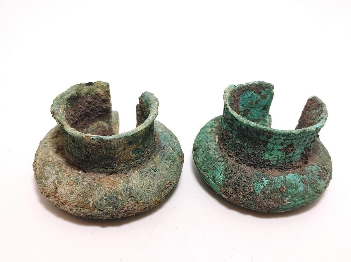 Dong Son Bronze Ancient Chariot Fittings