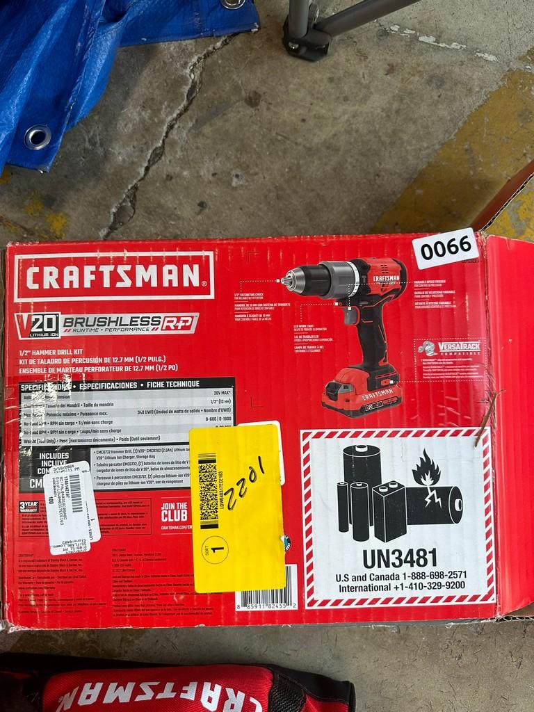 Craftsman 1/2''Hammer Drill Kit