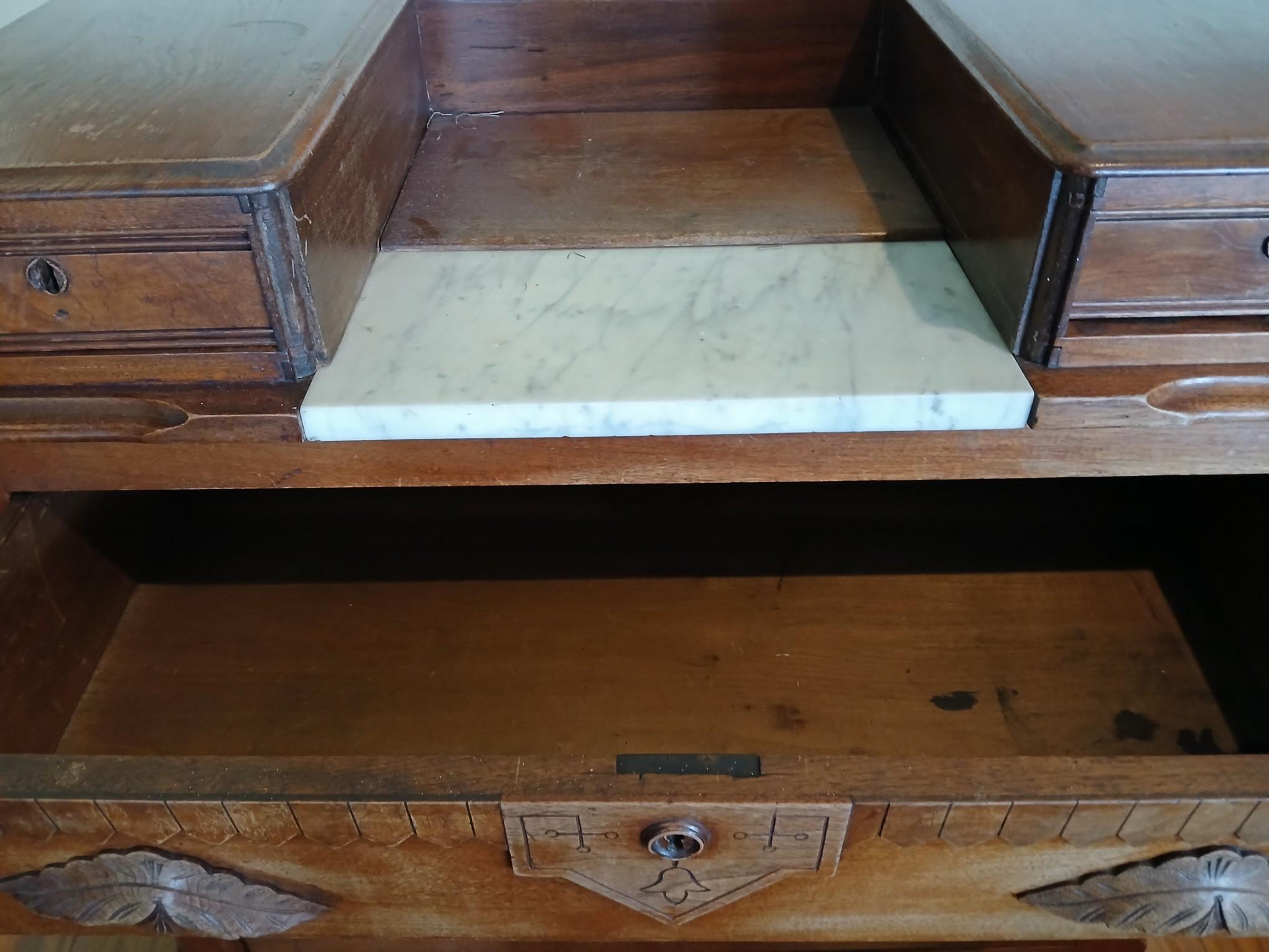 Vintage Antique Chest W/ Drawers / Antique Desk