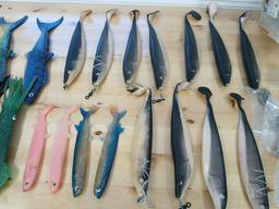 Large Lot of Trolling Lures / Deep Sea Fishing Lures / Fishing Supplies