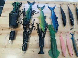 Large Lot of Trolling Lures / Deep Sea Fishing Lures / Fishing Supplies