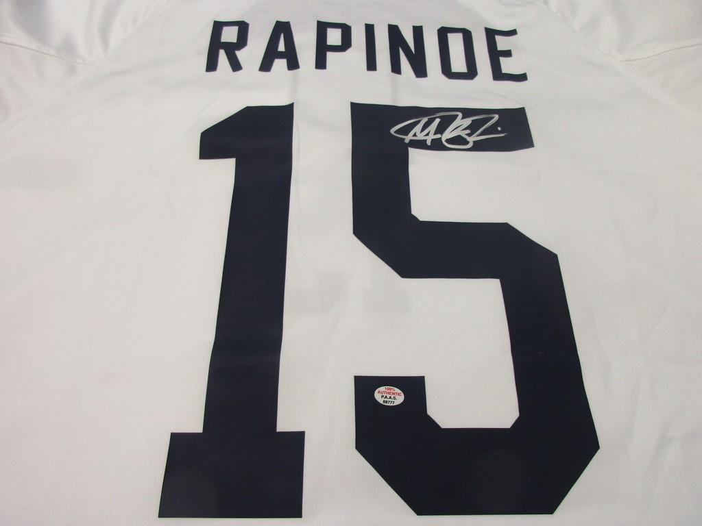 Megan Rapinoe of Team USA signed autographed soccer jersey PAAS COA 777