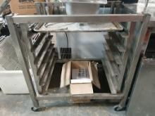 Half Size Rolling Sheet Pan Rack / Commercial Sheet Pan Rack on Casters