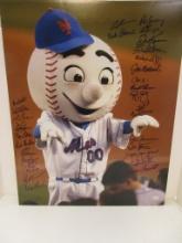 Dave Kingman Lenny Dykstra +27 of the NY Mets signed autographed 16x20 photo SIG LOA