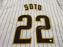 Juan Soto of the San Diego Padres signed autographed baseball jersey PAAS COA 934