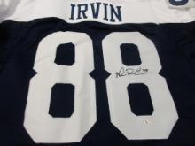 Michael Irvin of the Dallas Cowboys signed autographed football jersey PAAS COA 894