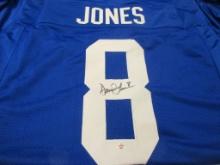 Daniel Jones of the NY Giants signed autographed football jersey PAAS COA 971