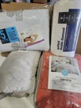 Assorted Bedding Lot Complete w/ Pillows
