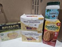 Coconut Oil / BelVita & Rice Crackers