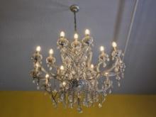 (15) Candle Crystal Chandelier