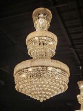 4' (approx) Hanging Crystal Chandelier