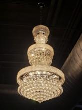 4' (approx) Hanging Crystal Chandelier