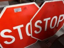 Large Stop Signs