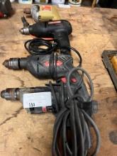 Assorted Electric Drills