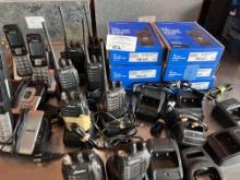 Large Lot of Walkie Talkie and Potable Phones & Business Radios