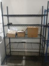 Metal Shelving Unit - 5 Shelf Metal Rack System - Please see pics for additional specs.