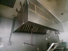 8' Stainless Steel Hood System W/ Make Up Air & Vent Fan - Please see pics for additional specs.