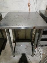 24" by 24" Stainless Steel Work Top Table / Equipment Stand - Please see pics for additional specs.
