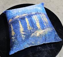 Pillow-Van G-Starry Night Over The Rhone