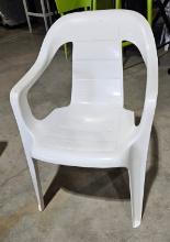 CHAIR PLASTICÂ Armchair - Stackable - White