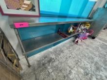 116" Over Shelf for Stainless Steel table - ALL STAINLESS STEEL Double Over Shelf - Please see pics