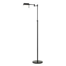 Cal Lighting Metal Led Pharmacy Swing Arm Adjustable Floor Lamp BO-2844FL-1-DB