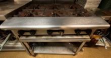 36" Six Burner Gas Range Countertop on Stand - See photos for additional details and specs.