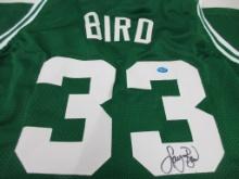 Larry Bird of the Boston Celtics signed autographed basketball jersey TAA COA 655