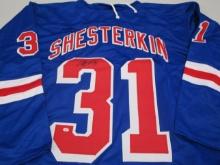 Igor Shesterkin of the New York Rangers signed autographed hockey jersey PAAS COA 371