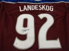 Gabriel Landeskog of the Colorado Avalanche signed autographed hockey jersey PAAS COA 994