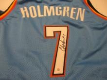 Chet Holmgren of the OKC Thunder signed autographed basketball jersey PAAS COA 479