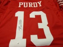 Brock Purdy of the San Francisco 49ers signed autographed football jersey PAAS COA 530