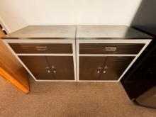 (2) Ultra HD Worktop Cabinet