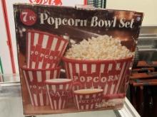 7 Piece popcorn Set