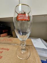 Large Stella Artois Logo Glassware Lot - Over (150) Pieces