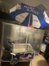 Nemco counter top Dog Wagon with umbrella    ( umbrella needs to have drilled hole to stay up)
