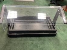 Cambro insulated  42" x 24"  salad bar with portable sneeze guard. ( some damage to sneeze bar - see